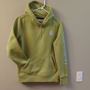 Carhartt Olive Green Pullover Hoodie